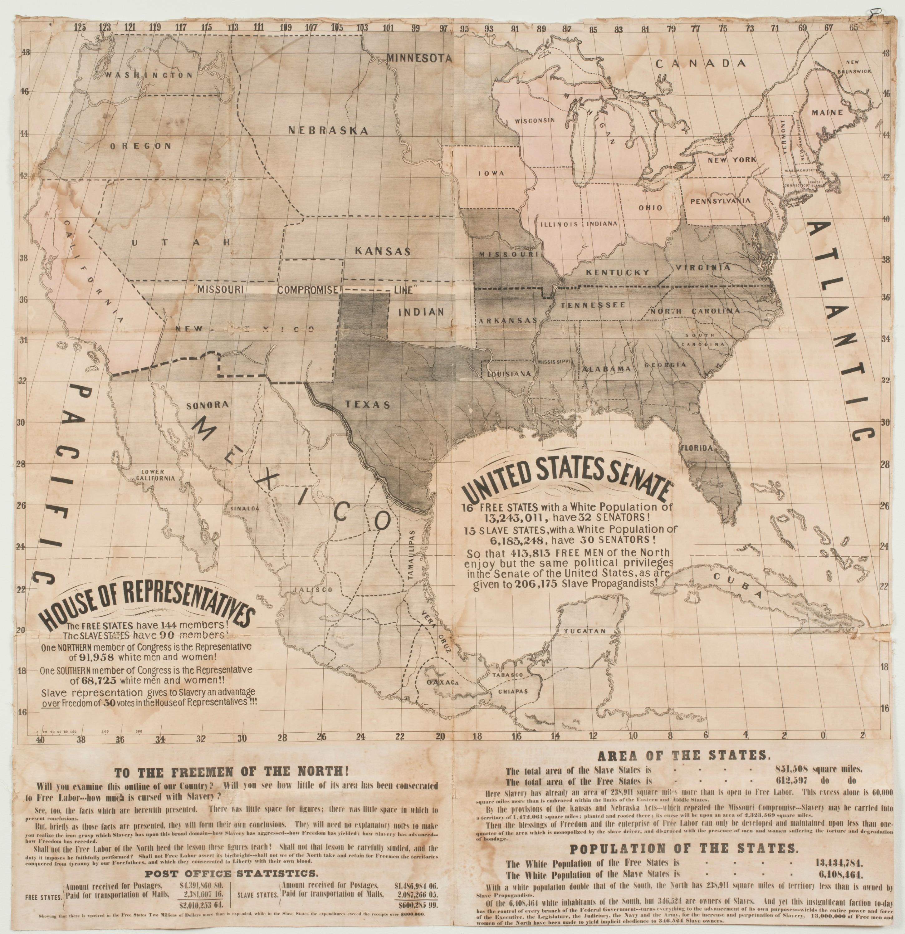 Abolitionist wall map Maclean Collection 2013 resized small